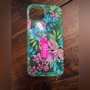 Loopy Green Floral Phone Case